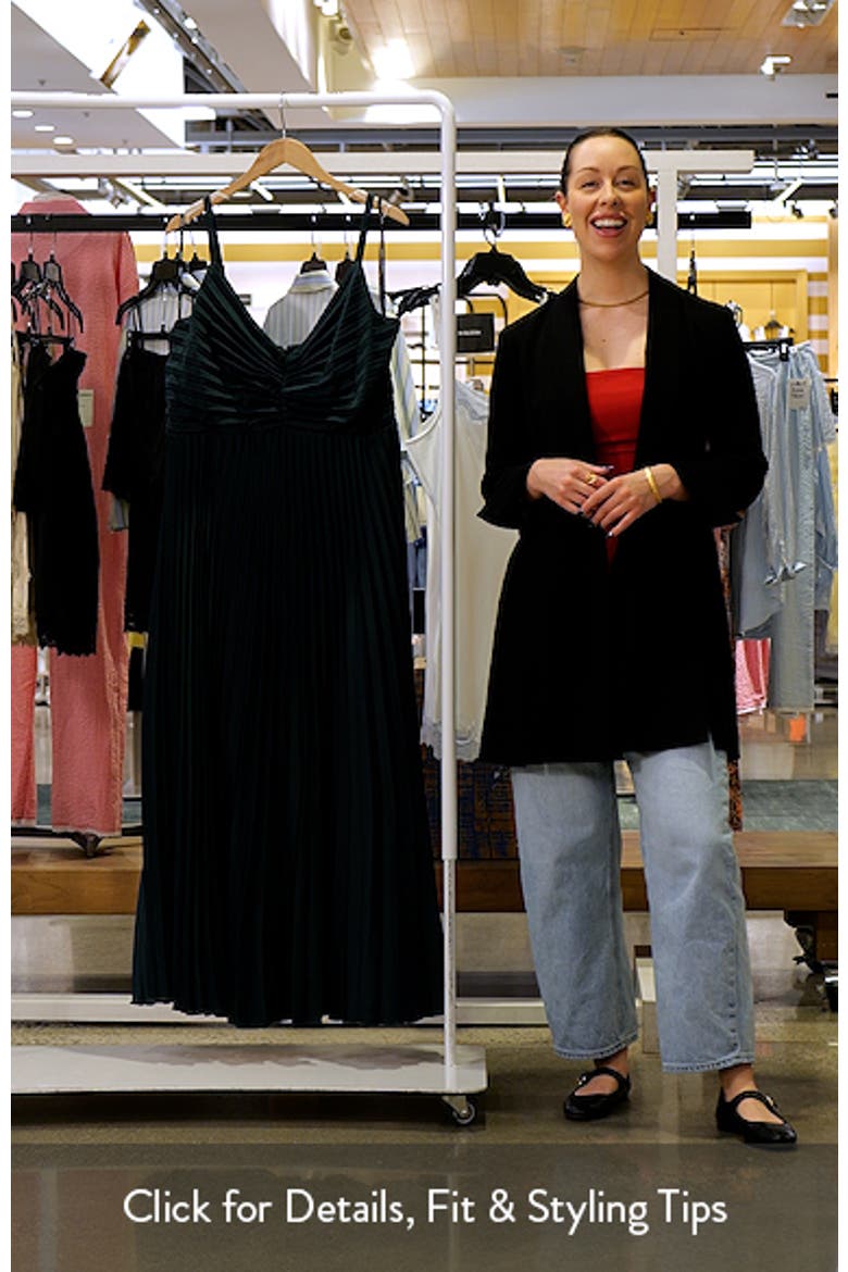 Ariana Pleated Sleeveless Dress video