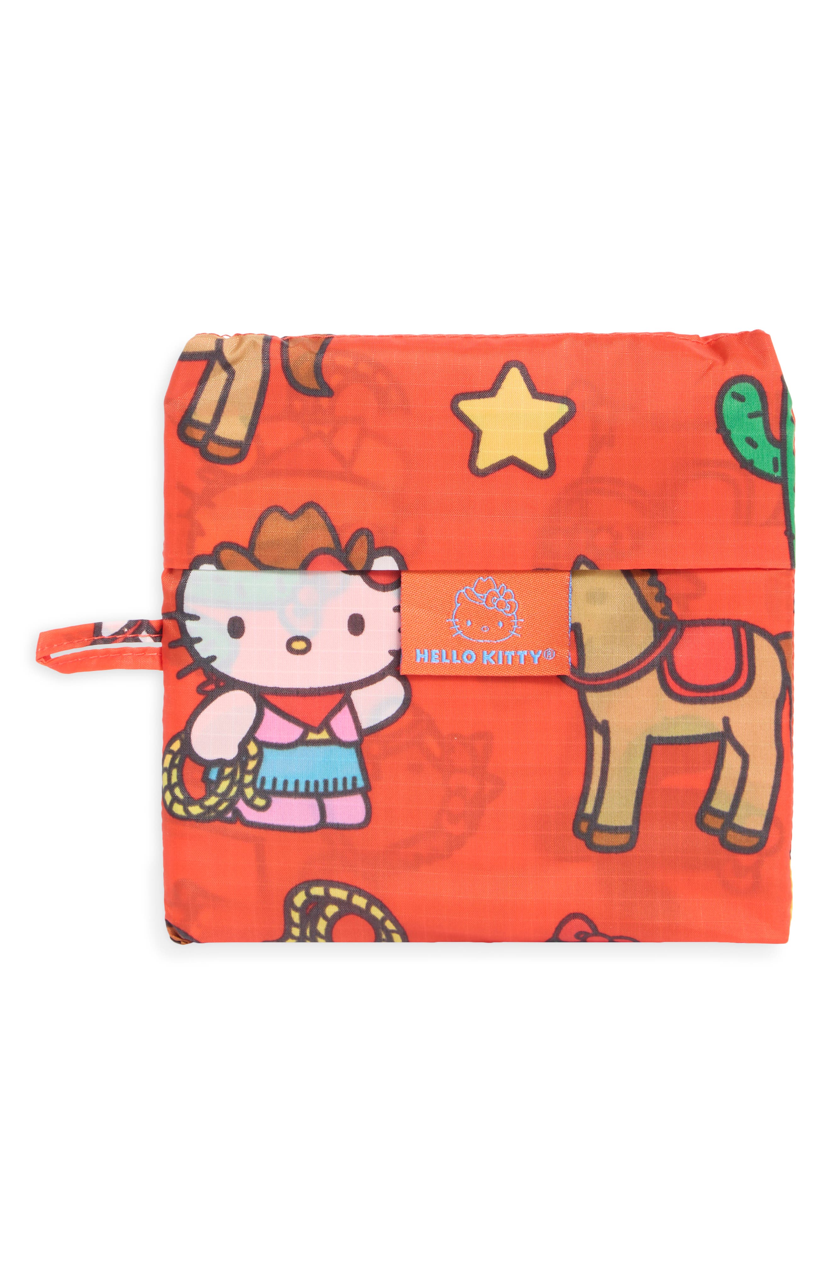Big Baggu Reusable Tote, Alternate, color, HELLO KITTY WESTERN