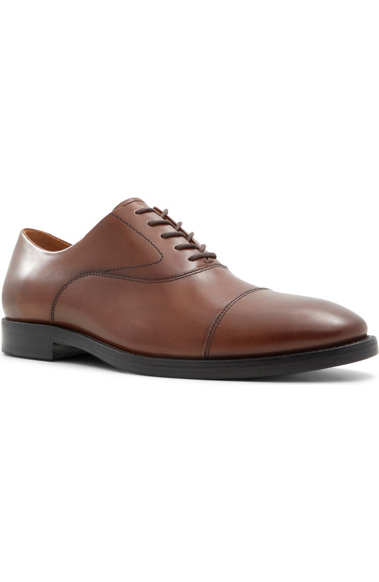 Brooks Brothers Carnegie Oxford, Main, color, Cognac