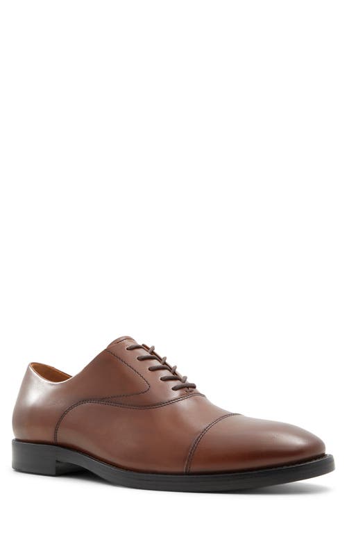 Brooks Brothers Men's Carnegie Lace Up Oxford Dress Shoes In Cognac