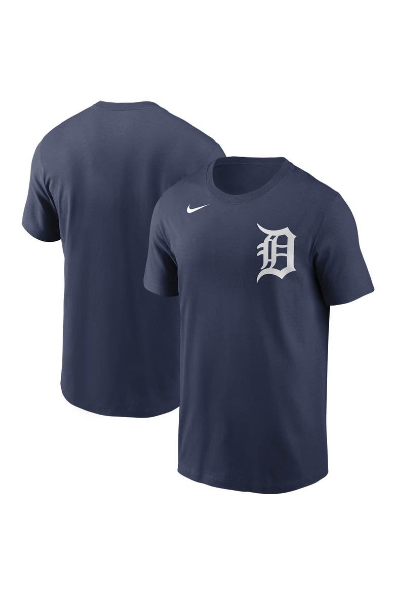 Men's Nike Navy Detroit Tigers Team Wordmark T-Shirt, Alternate, color, Navy