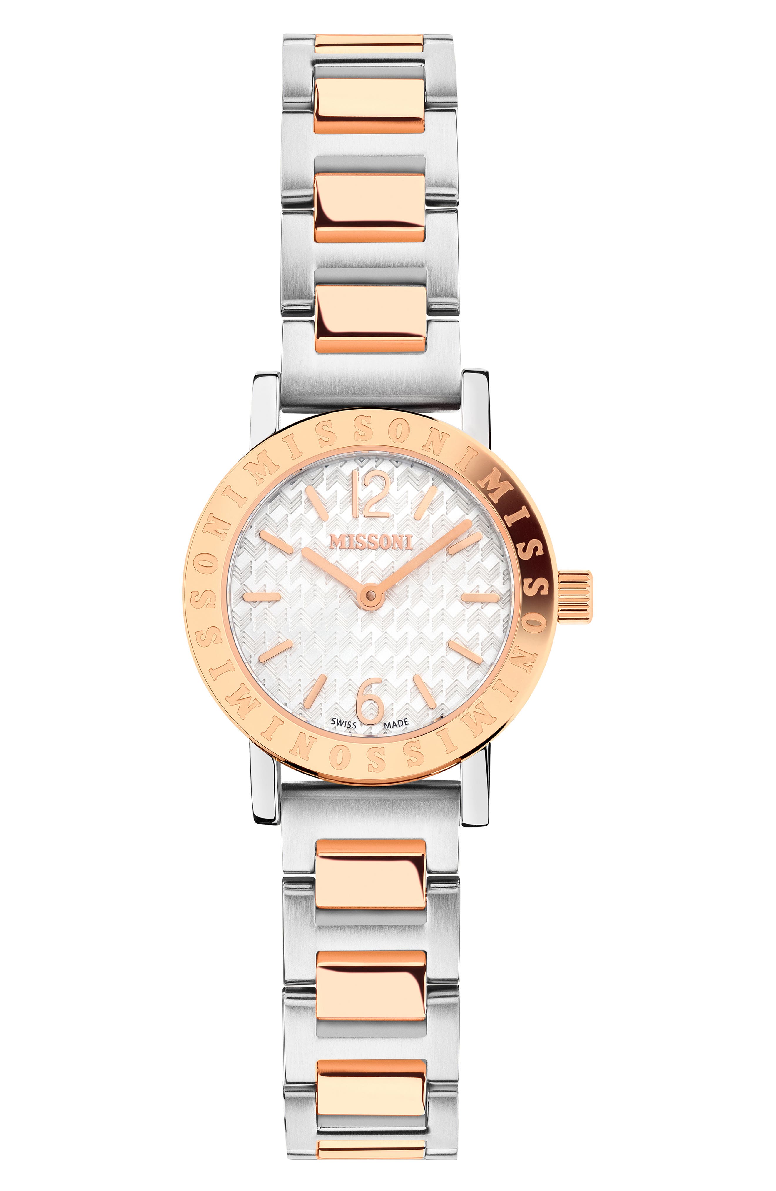 Missoni Estate Two-Tone Bracelet Watch, 27mm