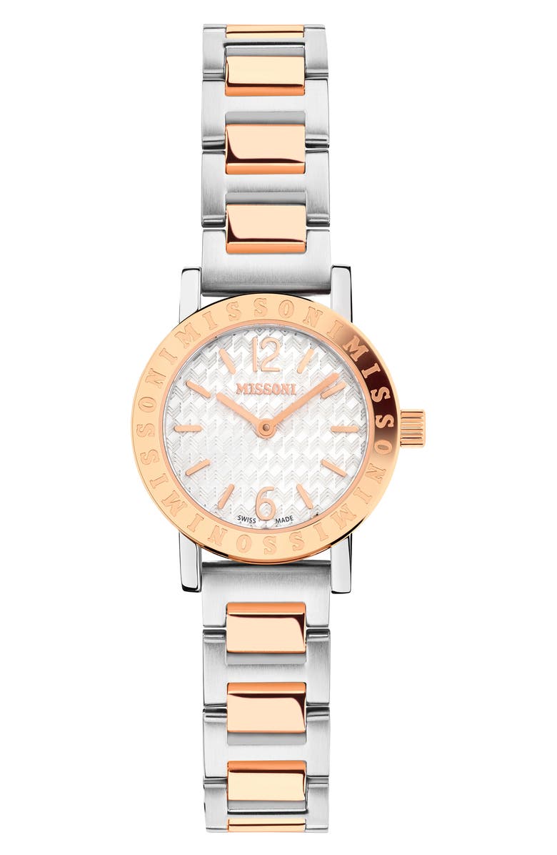 Missoni Estate Two-Tone Bracelet Watch, 27mm, Main, color, Two Tone