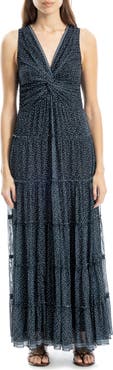 MAX STUDIO Twist Front Sleeveless Maxi Dress
