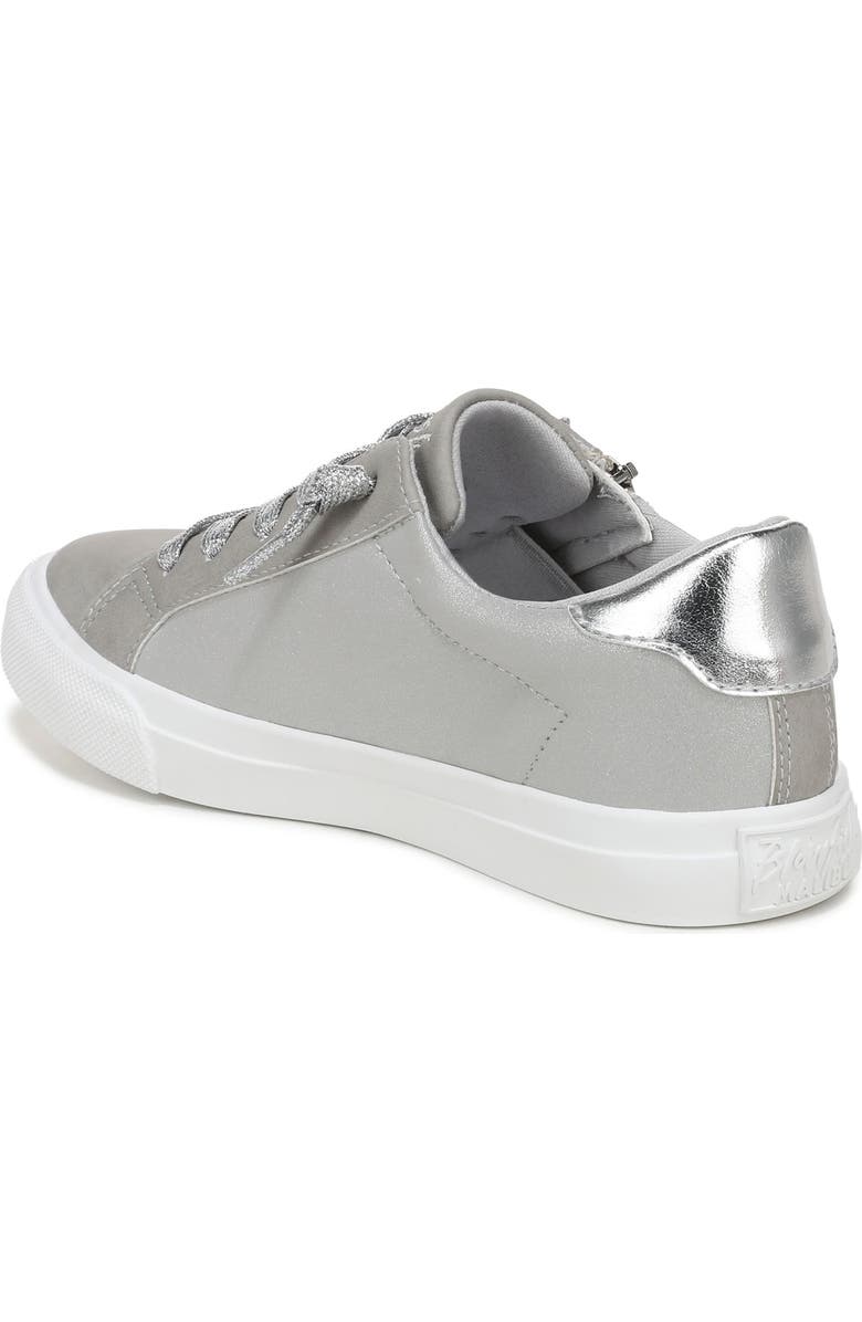 Blowfish Malibu Kids' Perfect Sneaker, Alternate, color, Grey / Silver Faux Leather