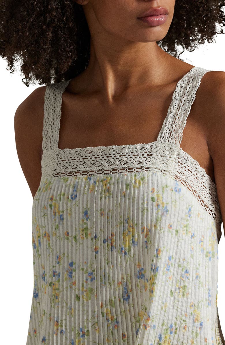 Polo Ralph Lauren Floral Cotton Nightgown, Alternate, color,