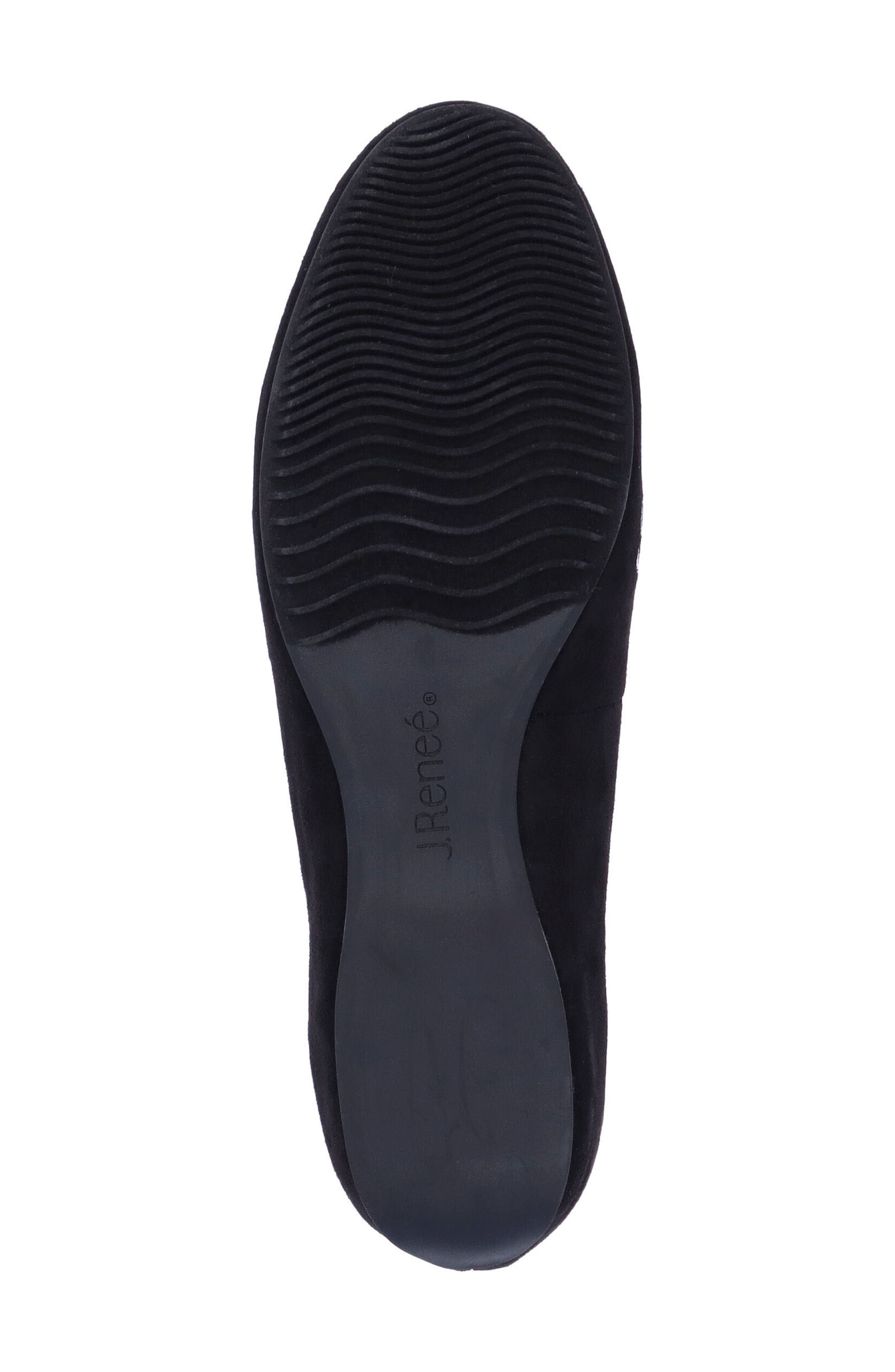 J. Reneé Fullhouse Embroidered Loafer, Alternate, color, Black