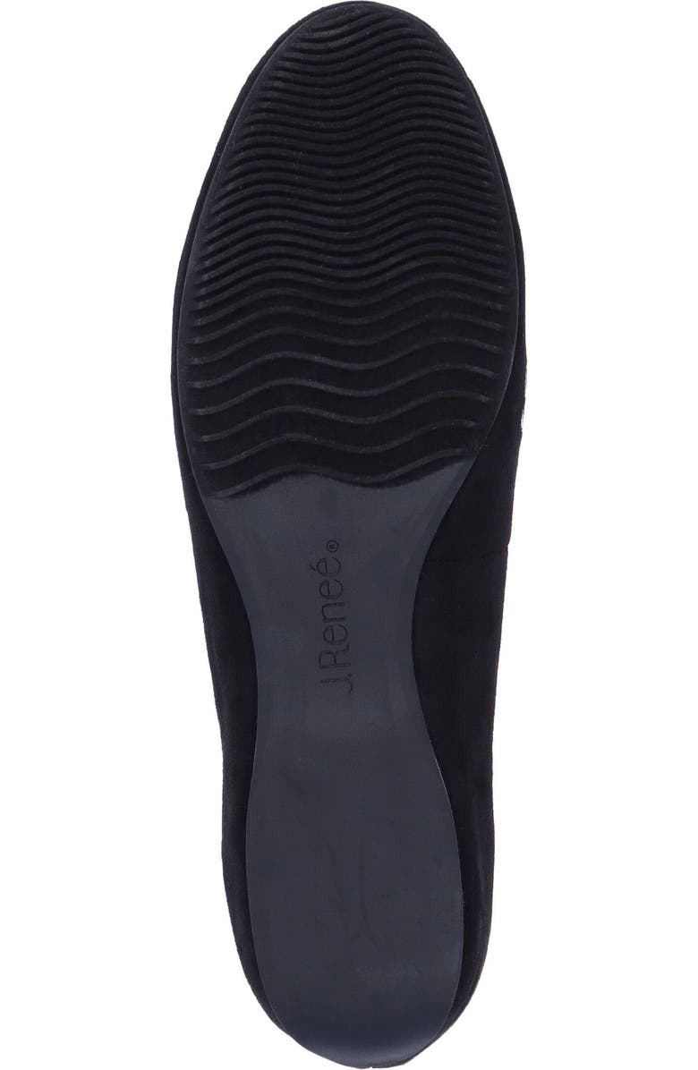 J. Reneé Fullhouse Embroidered Loafer, Alternate, color, Black