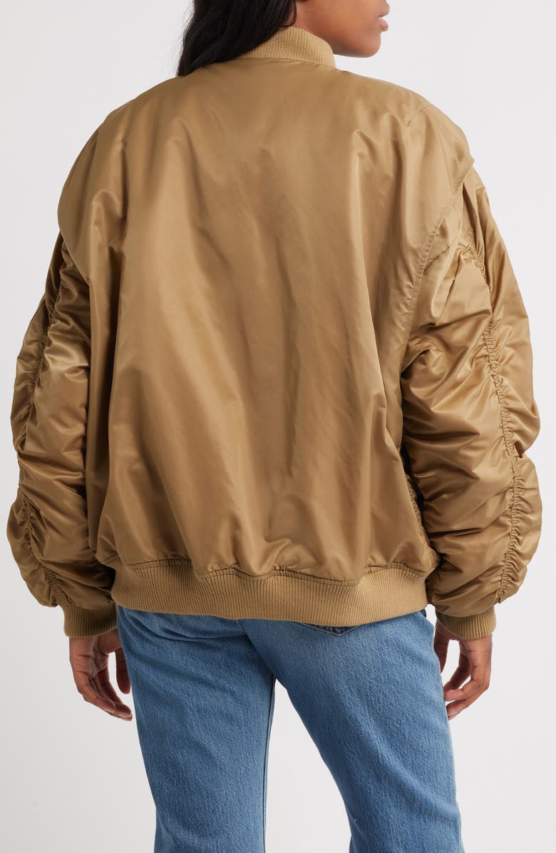 Topshop Bomber Jacket, Alternate, color, 