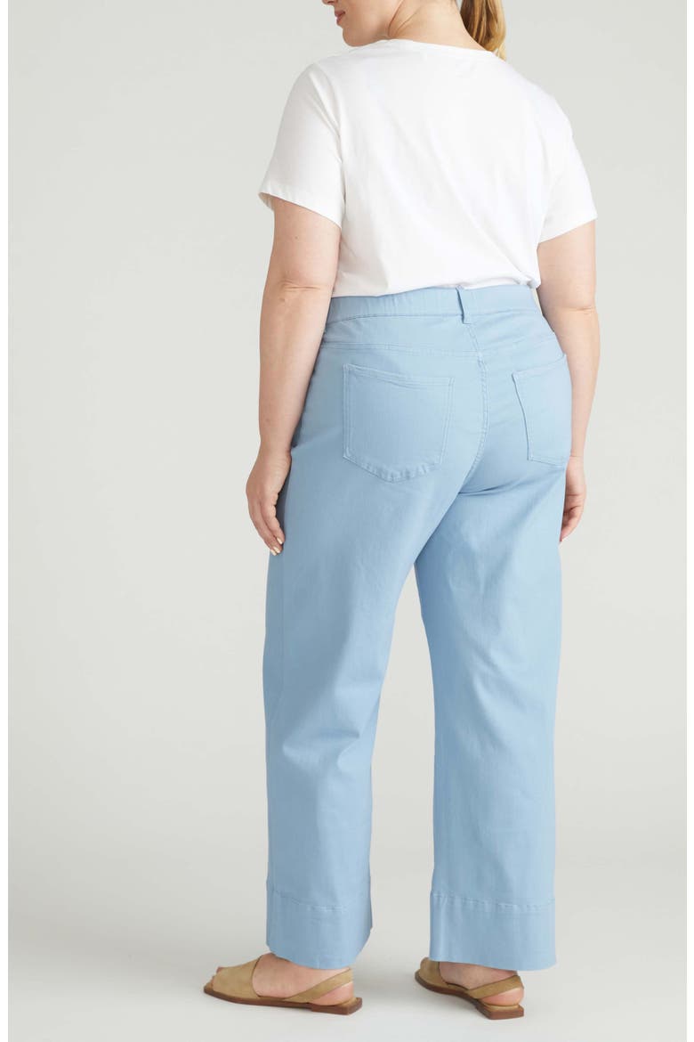 Claudia Wide Leg Jeans, Alternate, color, PALE BLUE