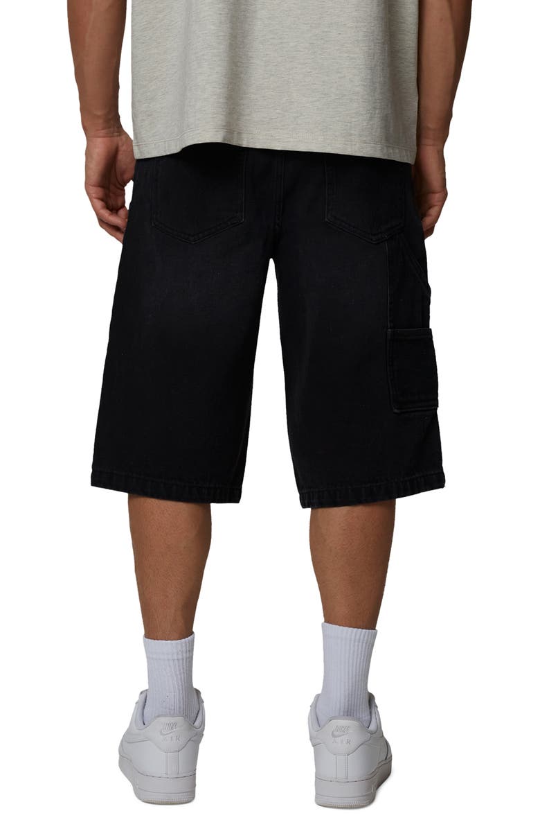 Good For Nothing Carpenter Denim Shorts., Alternate, color, Black