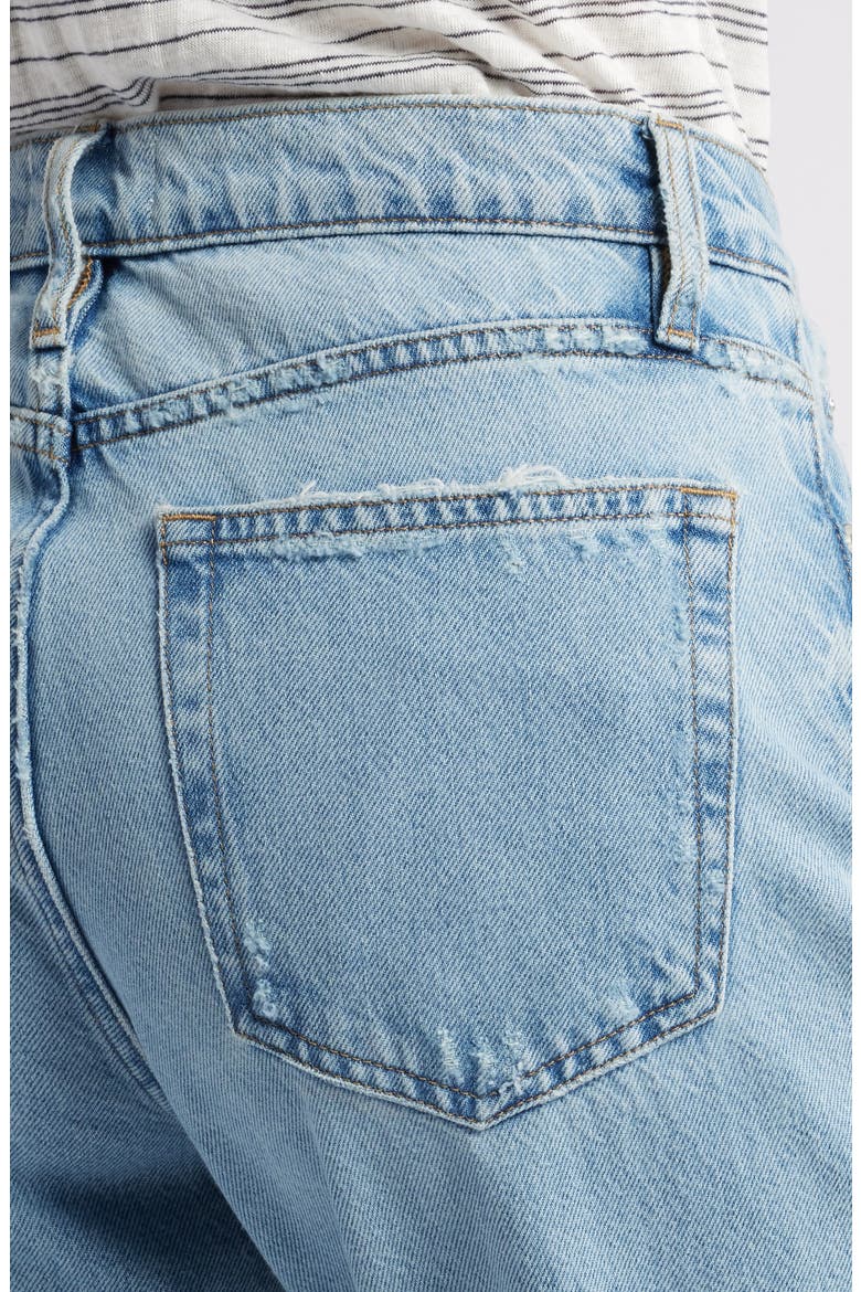 The Slouchy Cuffed Wide Leg Jeans, Alternate, color, ZIGGY