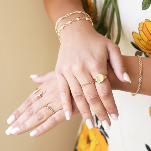 The Lovery Fine Jewelry Oval Link Ring In Gold