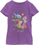 Unicorn Academy Girls' Sophia And Wildstar Silhouette T-Shirt