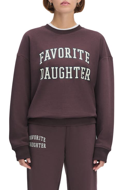 Collegiate Cotton Blend Sweatshirt