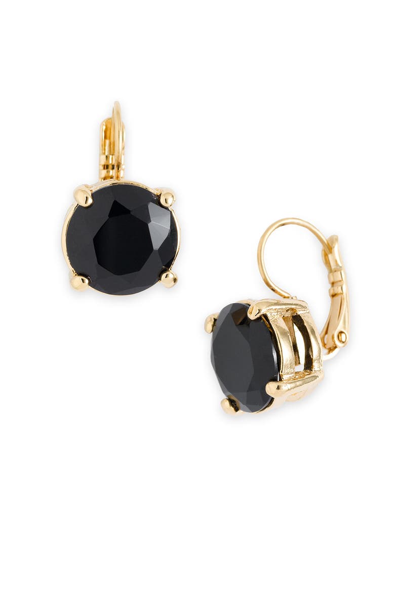 round earrings, Main, color, JET