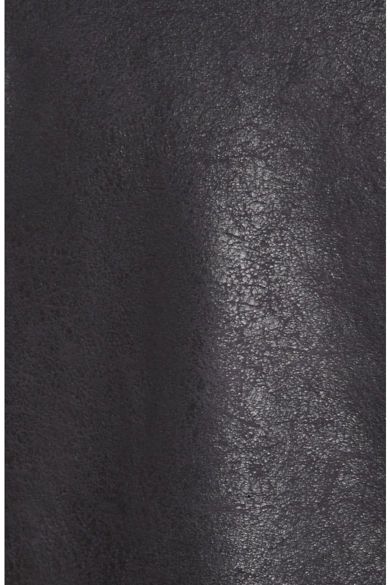 Faux Shearling Jacket, Alternate, color, BLACK