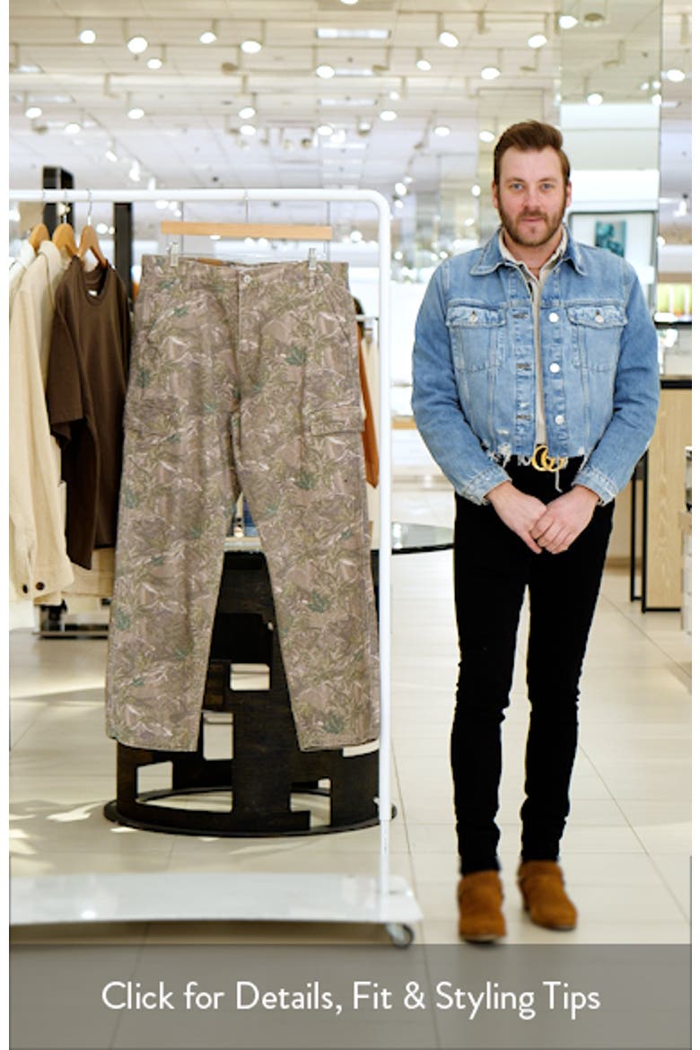 Leaf Print 5-Pocket Pants video