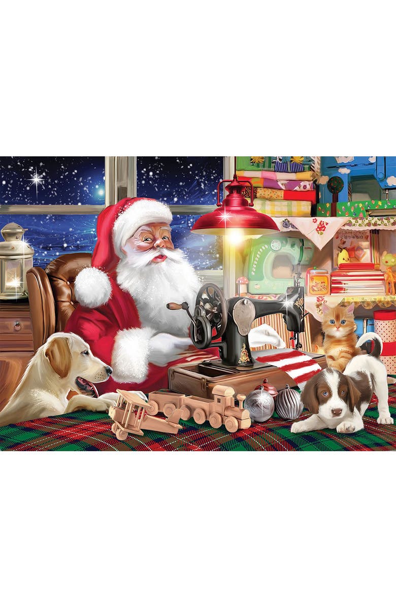 Sunsout Santa at Work 1000 piece Jigsaw Puzzle for Adults, Alternate, color, Multicolor