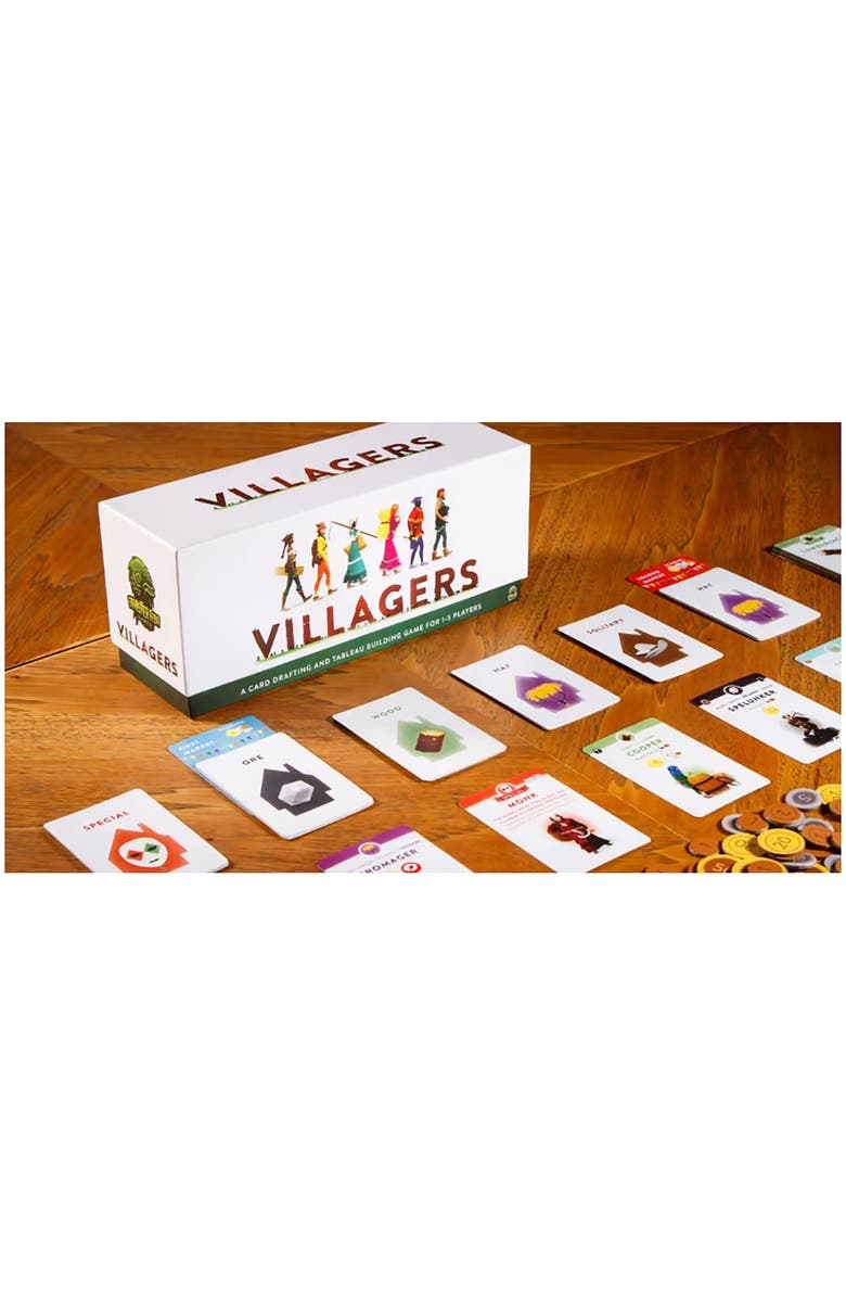 Sinister Fish Games Villagers Shifting Seasons Expansion A Card Drafting & Tableau Building Game 10+, Alternate, color, 
