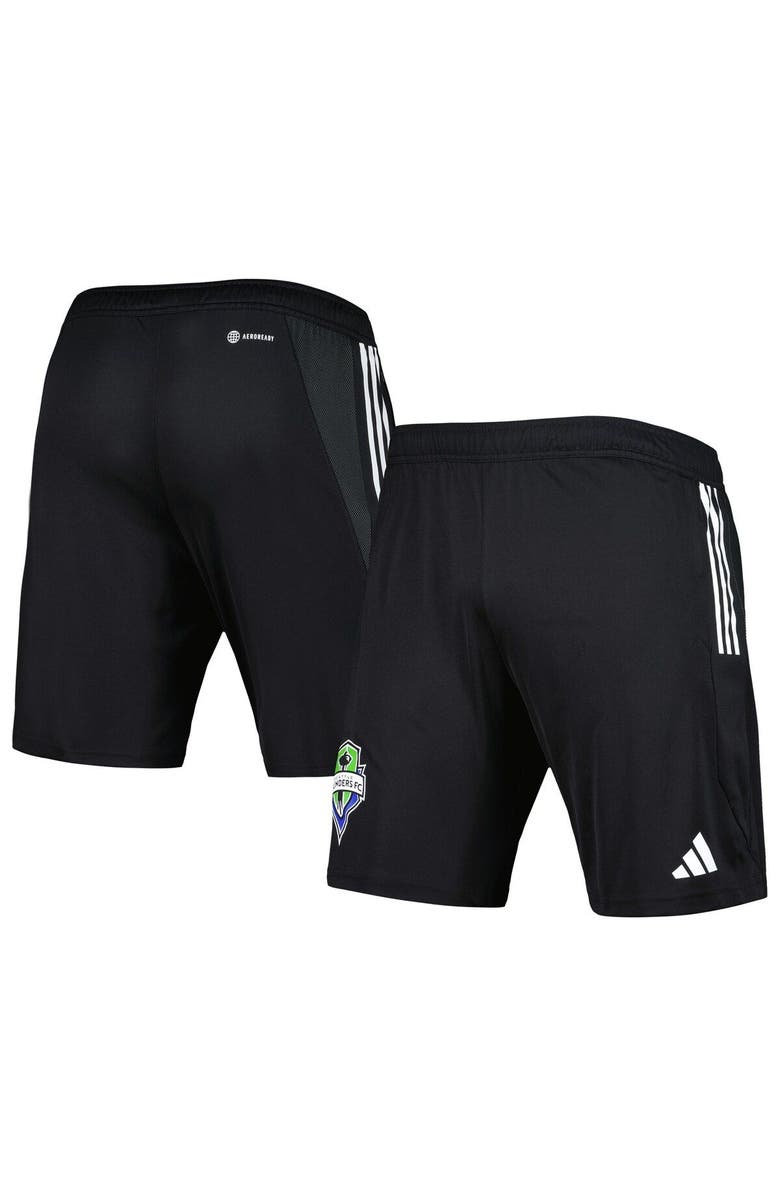 adidas Men's adidas Black Seattle Sounders FC 2023 On-Field AEROREADY Training Shorts, Main, color, Black