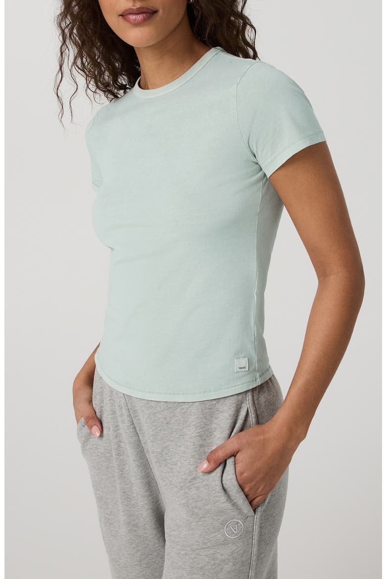 Feather Classic T-Shirt, Alternate, color, STORM BLUE