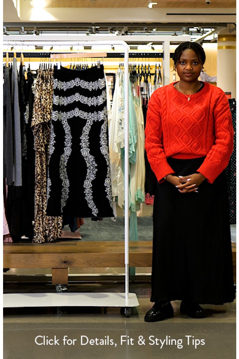 Valencia Jacquard Maxi Skirt video
