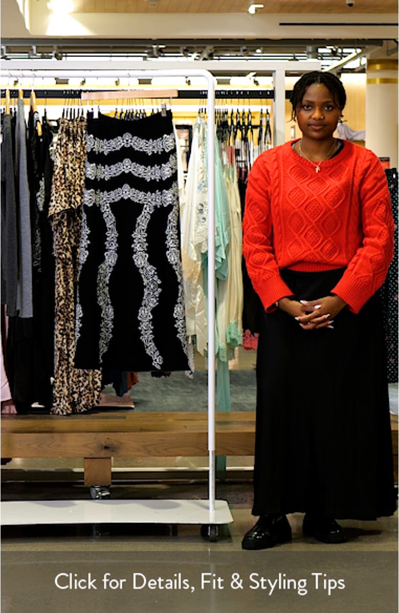 Valencia Jacquard Maxi Skirt, sales video thumbnail