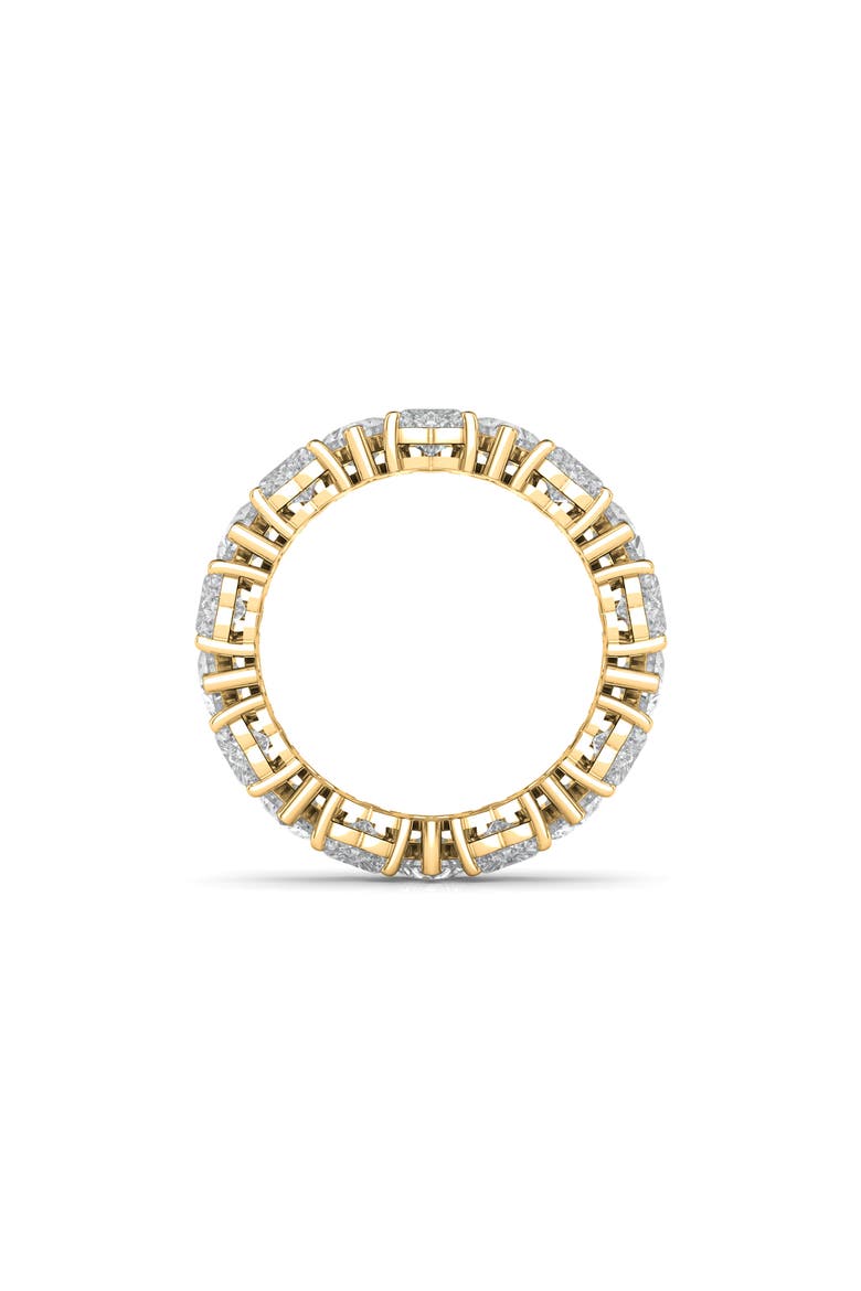 Alternating Hearts Lab Created Diamond Eternity Ring, Alternate, color, YELLOW GOLD