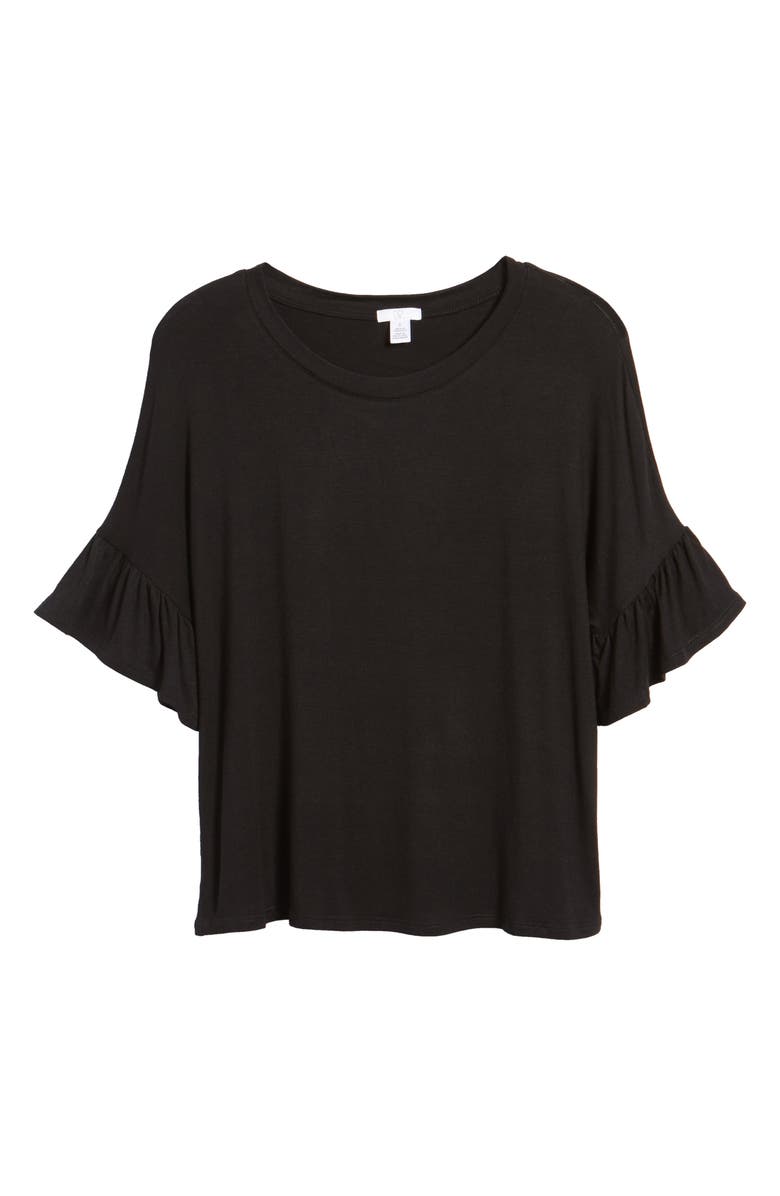 BP. Ruffle Tee, Alternate, color,
