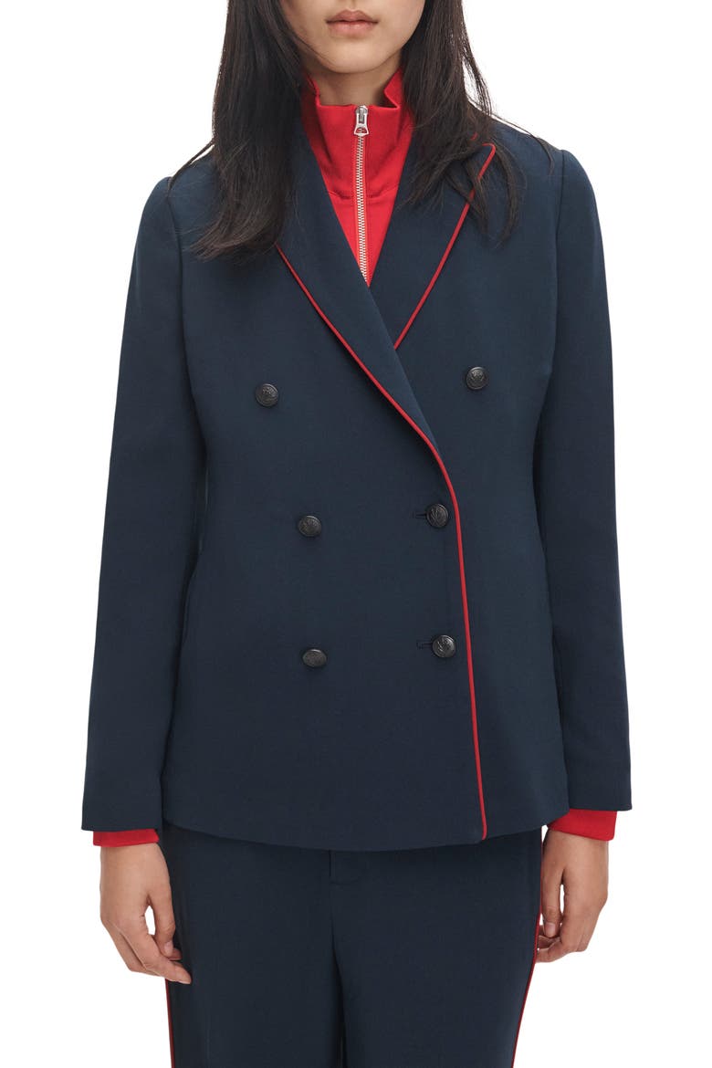 Darren Double Breasted Blazer, Main, color, NAVY
