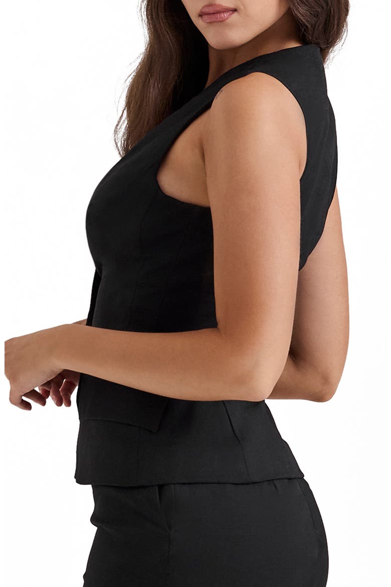 Juliet Tuxedo Vest, Alternate, color, BLACK