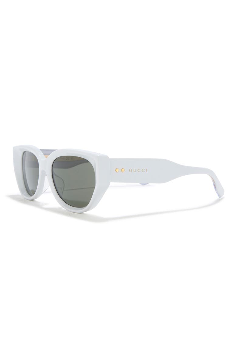 54mm Cat Eye Sunglasses, Alternate, color, GREY GREY GREY