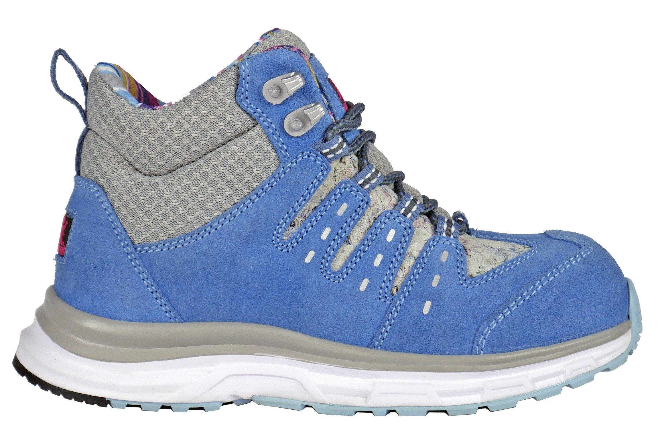Moxie Trades Moxie Trisha Womens Composite Toe Work Shoe Blue, Alternate, color, Blue/Light Grey