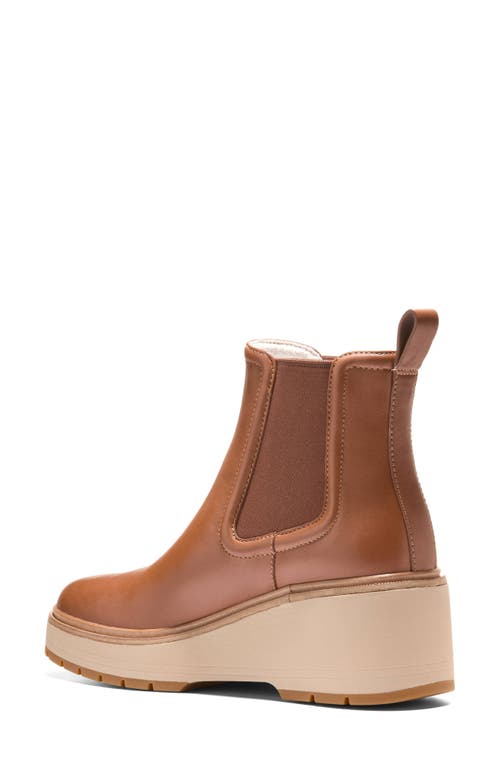 Cole Haan Zerogrand Cityquest Waterproof Wedge Chelsea Boot In Brown