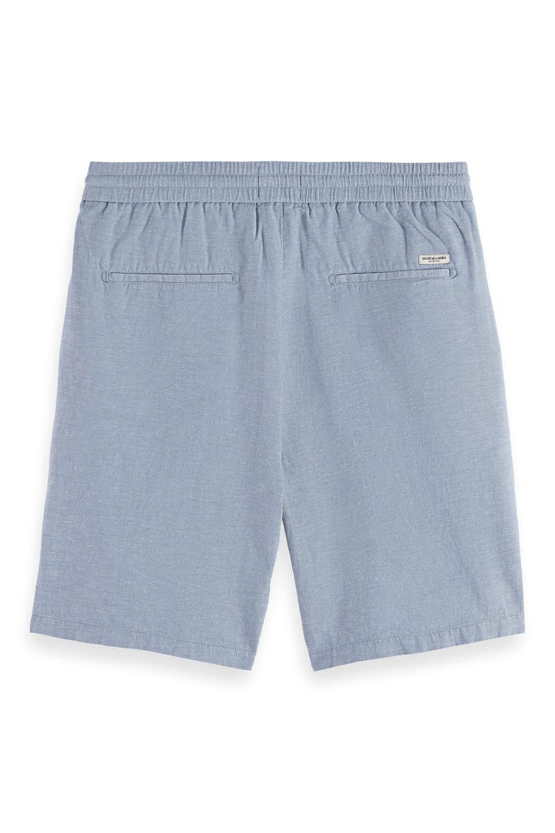 Cotton & Linen Chino Shorts, Alternate, color, INFINITY