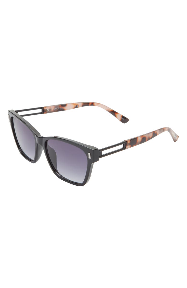Vince Camuto Cat Eye Sunglasses, Alternate, color, Black/ Oatmeal