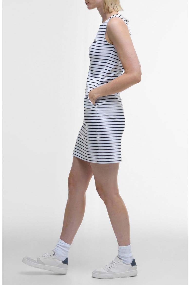 Dalmore Stripe Tank Dress, Alternate, color, WHITE