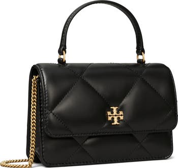 ★Tory Burch★Best★Kira ダイヤキルト Top-Handle★セール中！ キラ ダイヤモンドキルト トップハンドル ミニチェーン