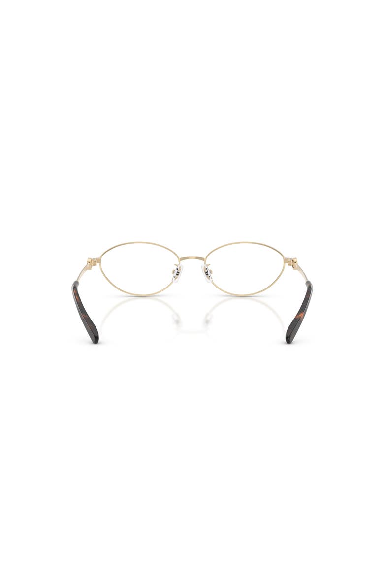 53mm Oval optical glasses, Alternate, color, Gold