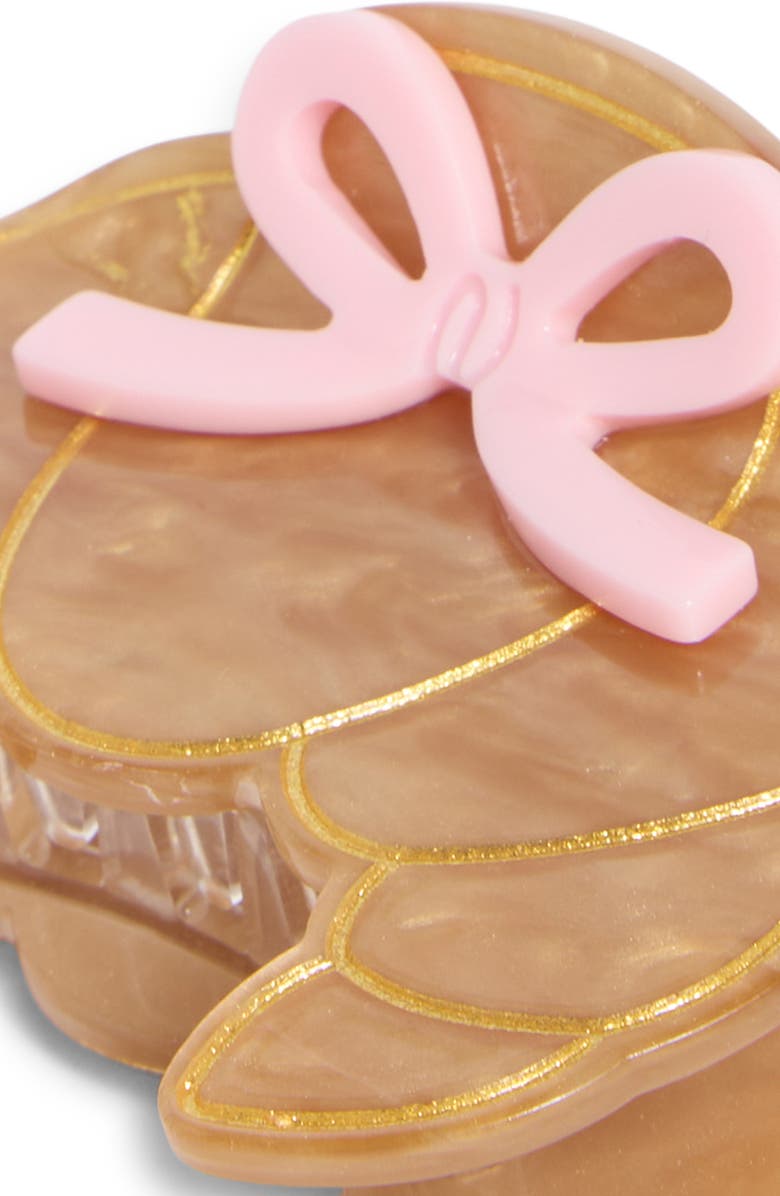 BP. Pretty Croissant Claw Clip, Alternate, color, Brown Multi