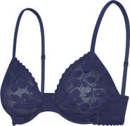 SAVAGE X FENTY Lavish Lace Unlined Plunge Bra
