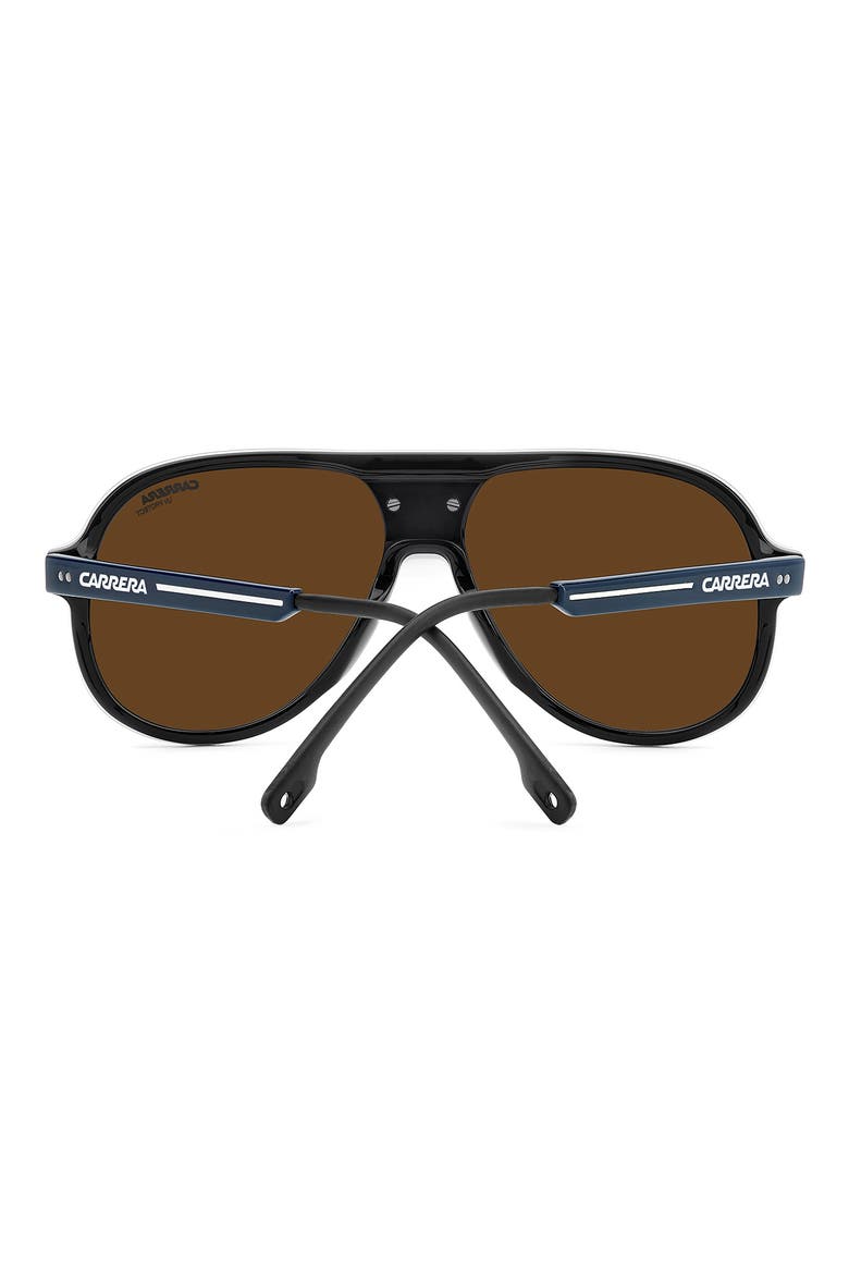Sport 59mm Pilot Sunglasses, Alternate, color, BLUE/ SILVER SP