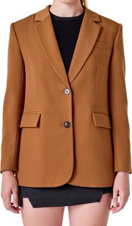 Endless Rose Everyday Oversize Two-Button Blazer