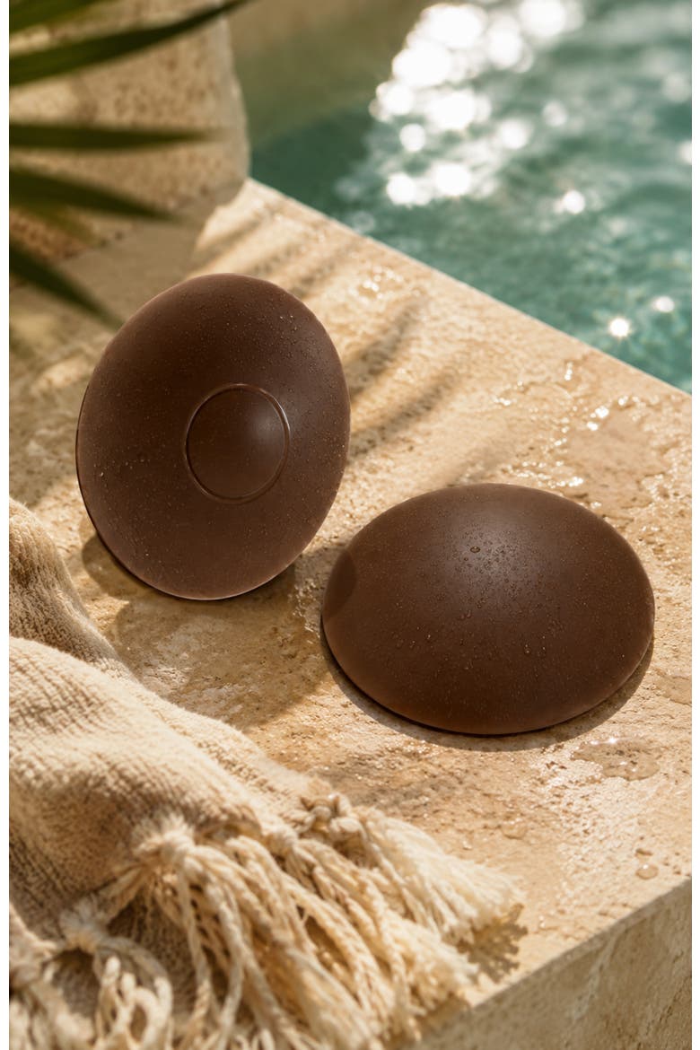 Edgestick Circle Adhesive-Free Center Reusable Silicone Nipple Covers, Alternate, color, Espresso
