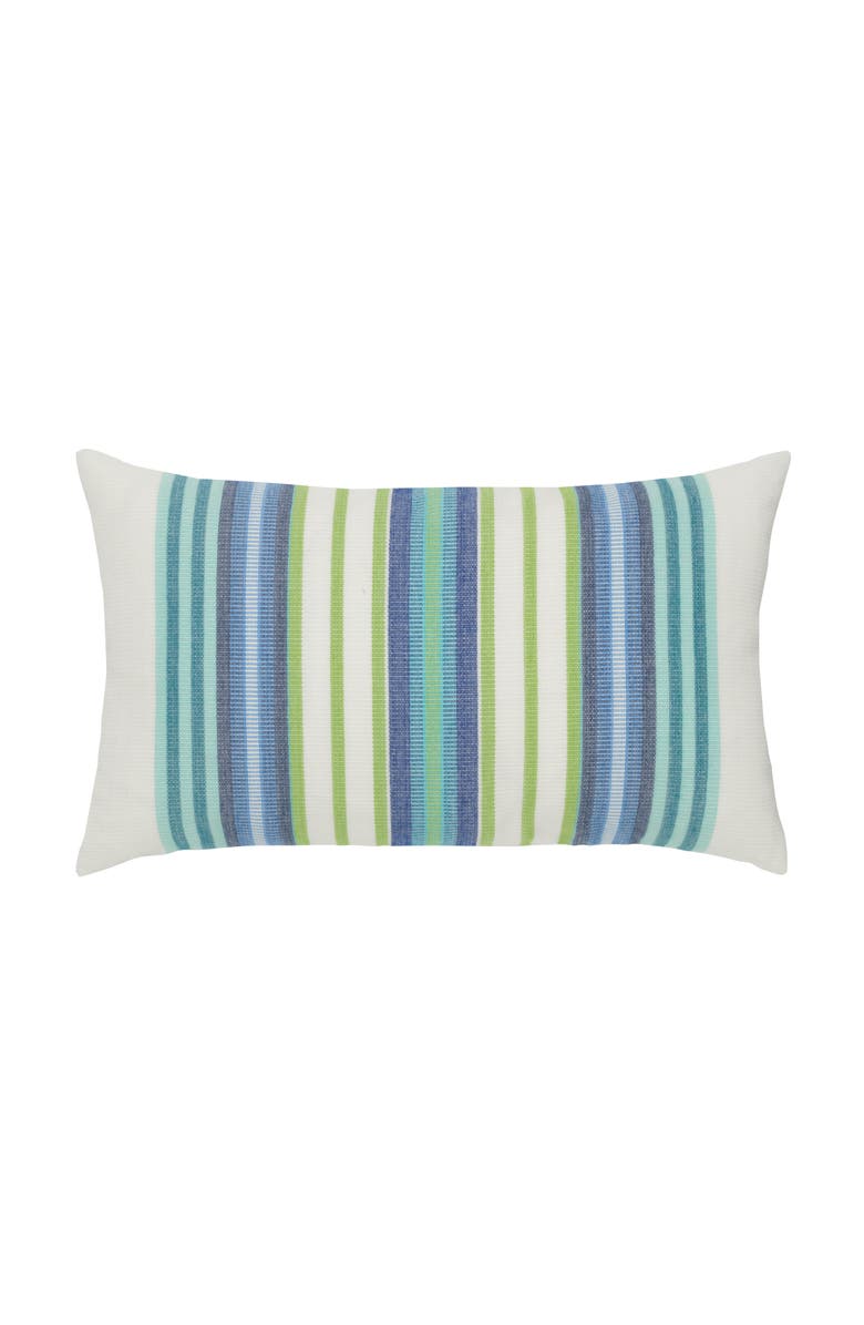 Elaine Smith Summer Stripe Indoor 
Outdoor Woven Accent Pillow, Main, color, Summer