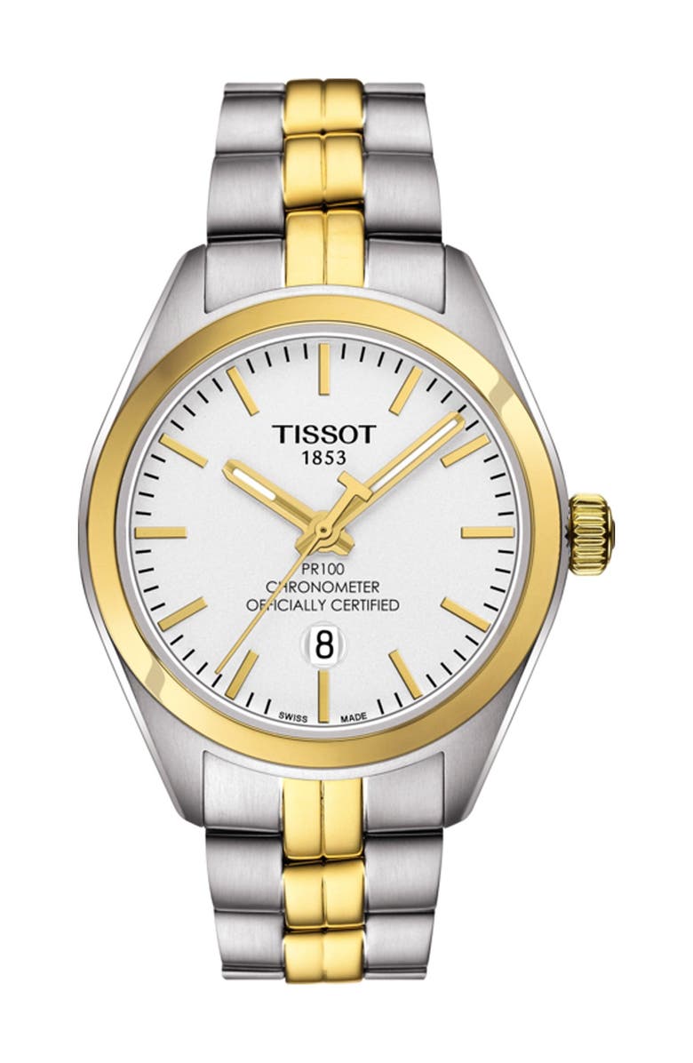 Tissot Women's PR 100 Lady COSC Bracelet Watch, 33mm, Main, color, 