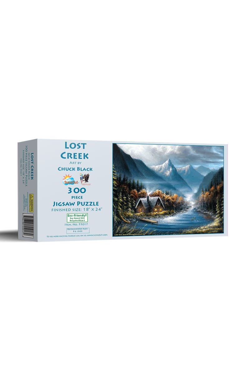 Lost Creek 300 piece Jigsaw Puzzle for Adults, Main, color, Multicolor