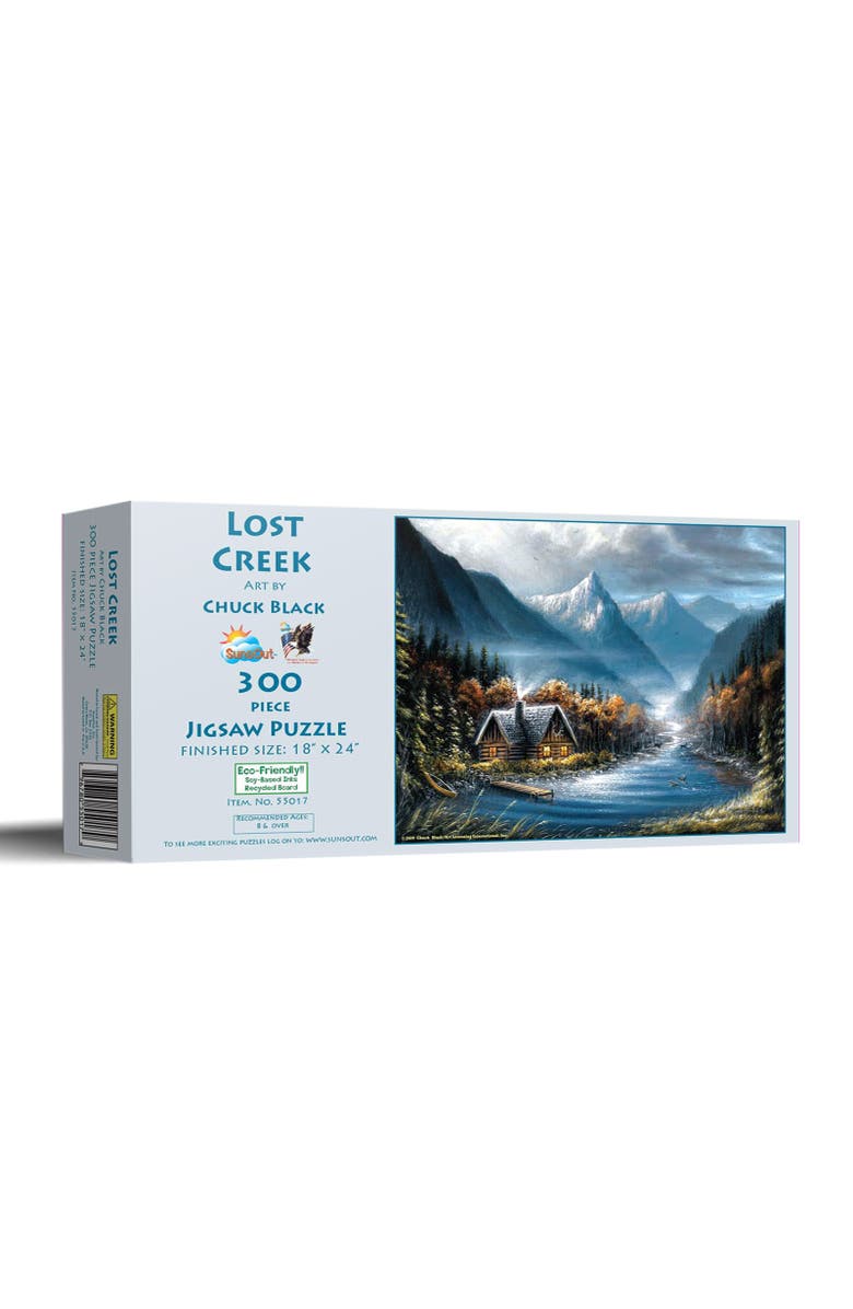 Sunsout Lost Creek 300 piece Jigsaw Puzzle for Adults, Main, color, Multicolor