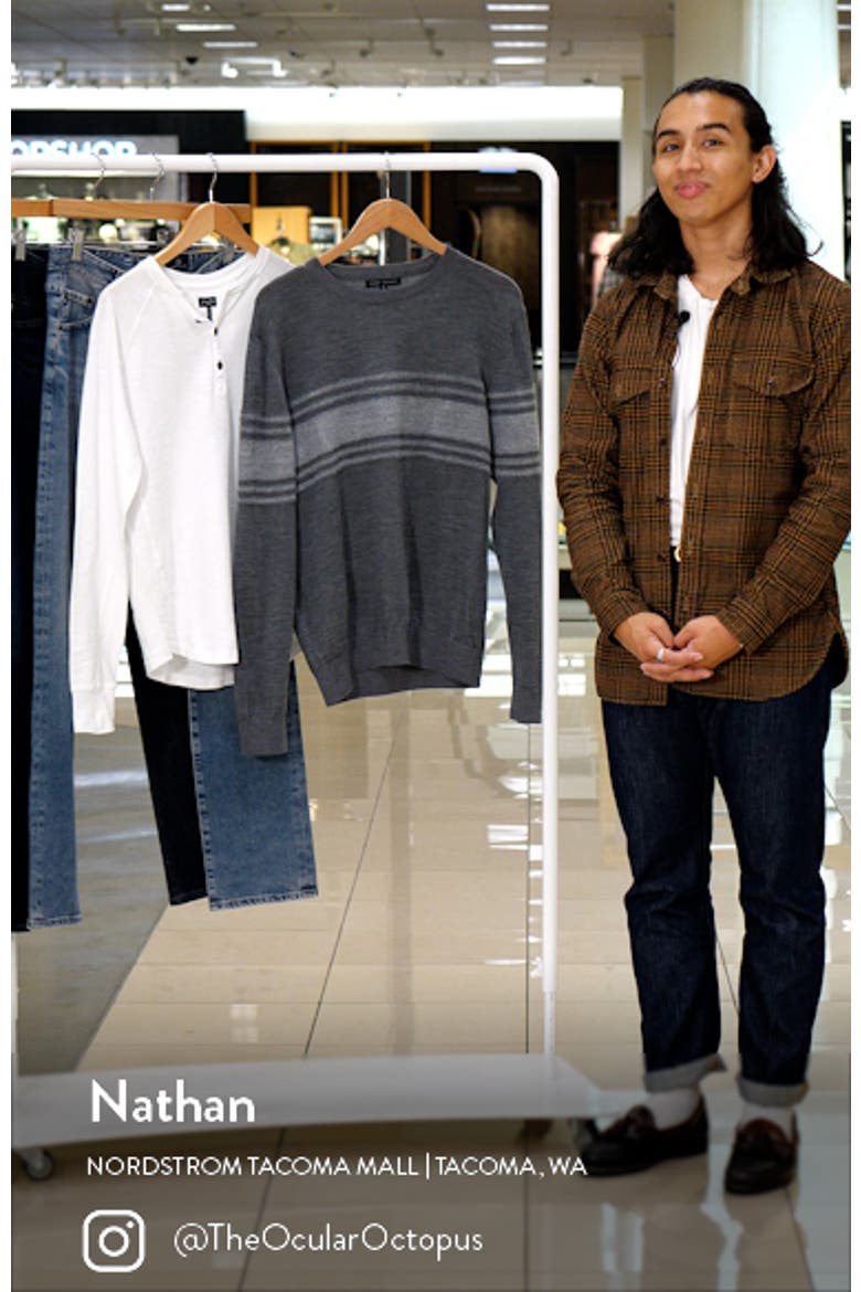Swanson Engineered Stripe Wool Sweater video